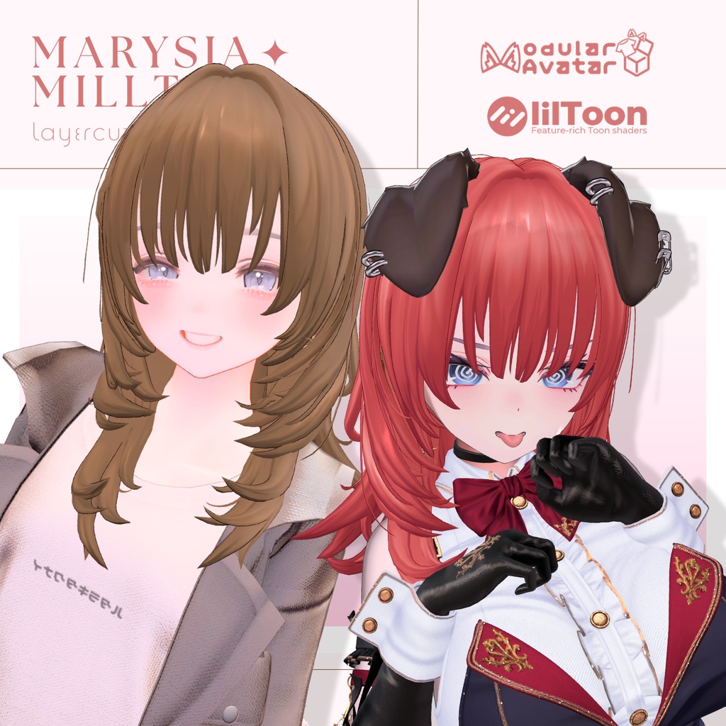 【Mayo対応】つきまにレイヤーカット 15アバター対応