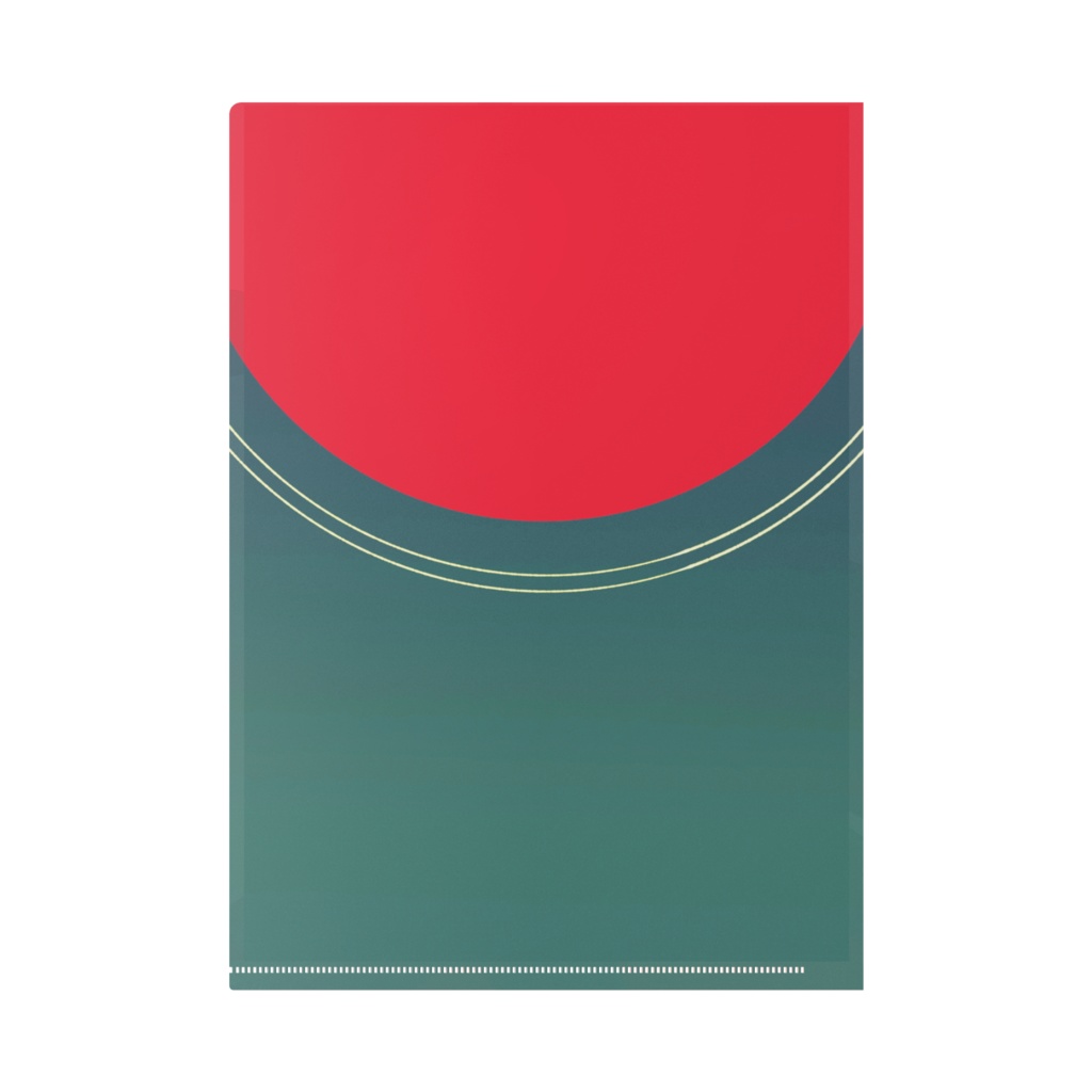 丑 クリアファイル