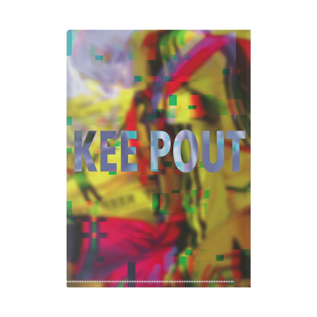 KEEPOUT クリアファイル