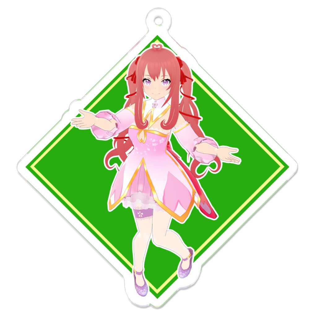 立花桜珂　３周年記念　アクリルキーホルダーA