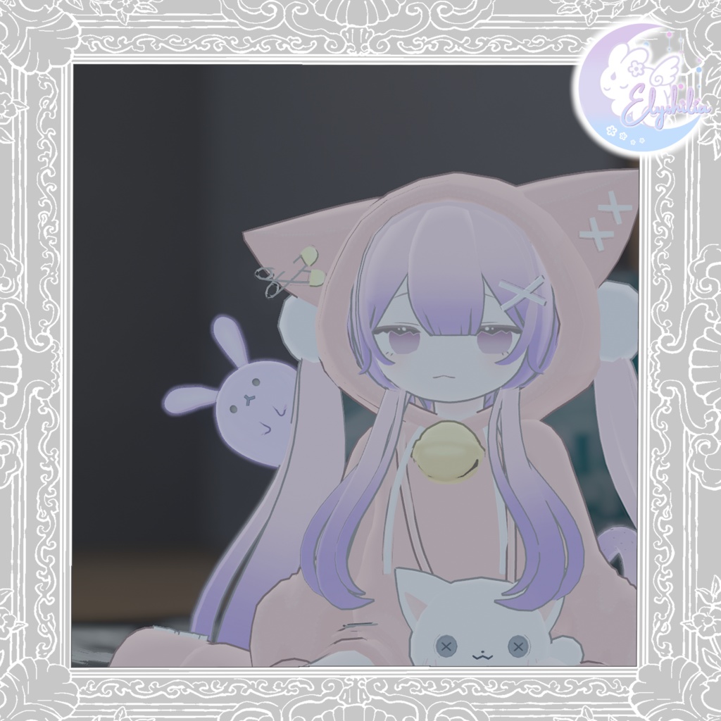 【3Dモデル】うさぎおばけ