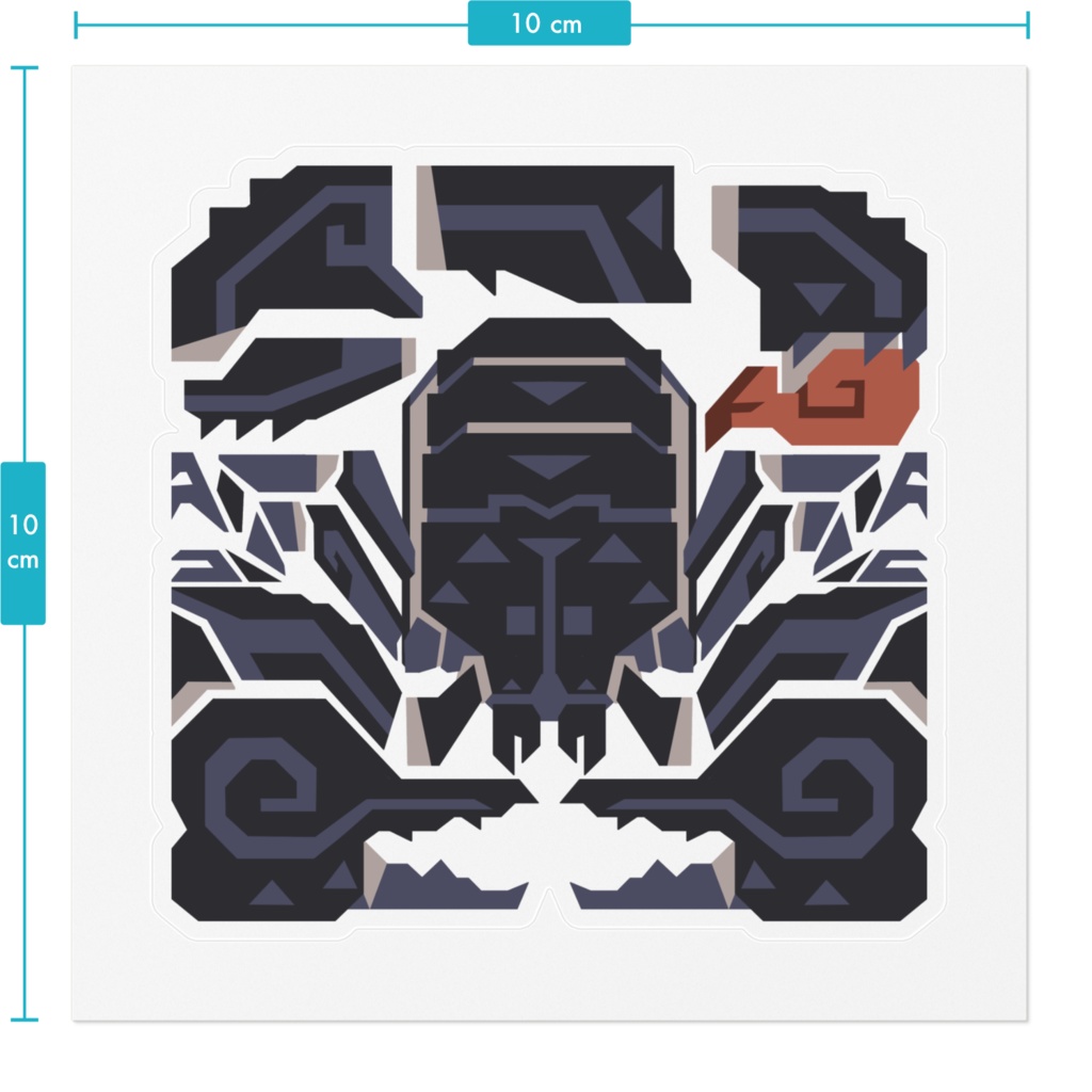 ダイオウサソリ/Emperor scorpion ステッカー