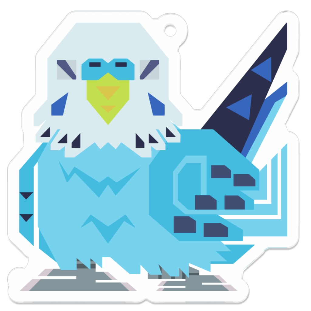 セキセイインコ(オパーリン) アクキー