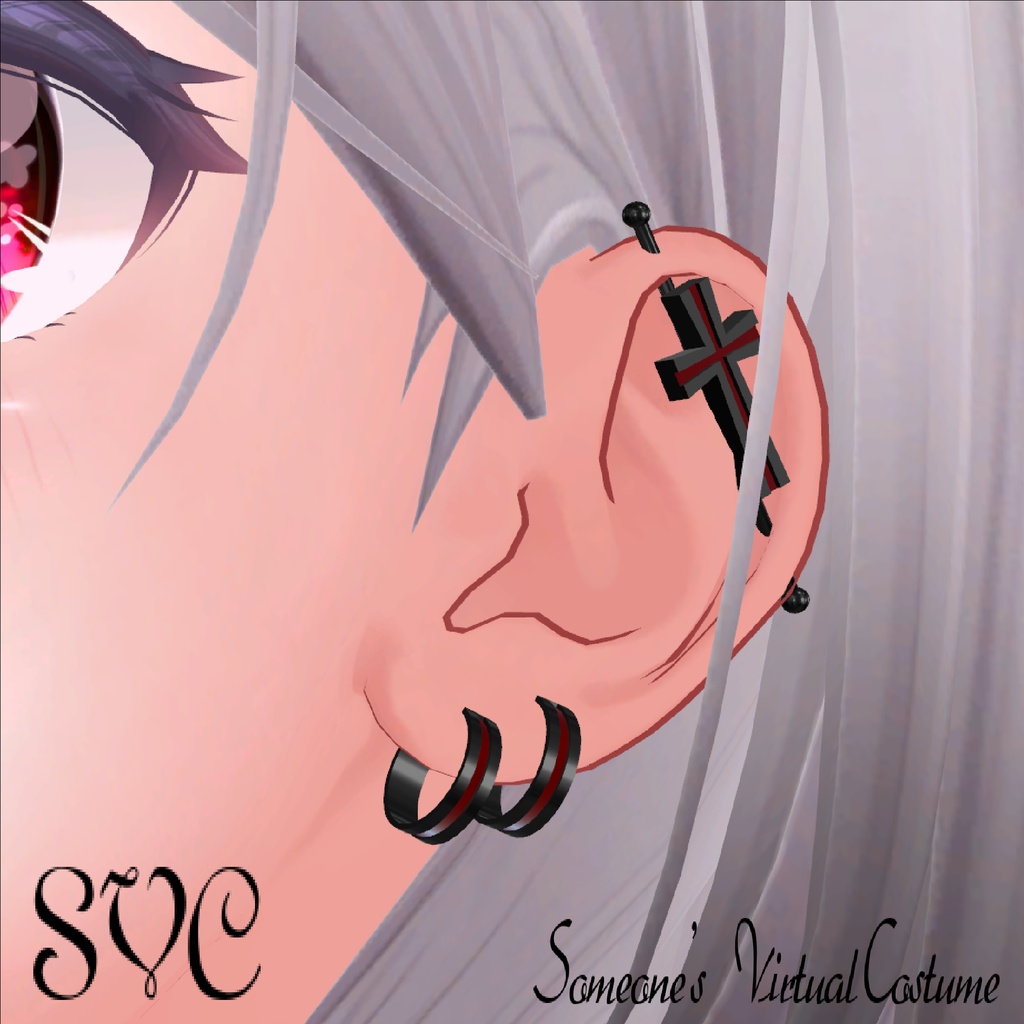 【桔梗対応】cross earrings