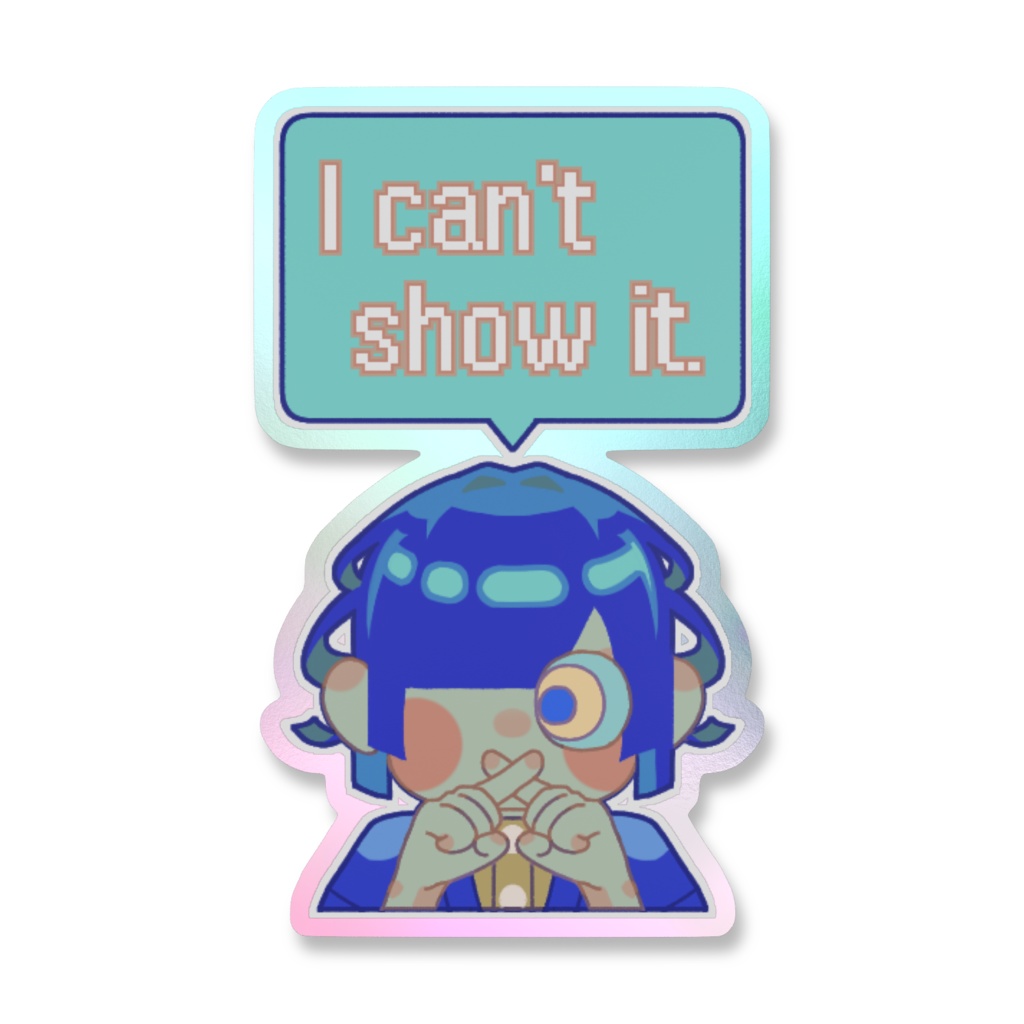 見せられないよ!鯉のぼりver. ホログラムステッカー