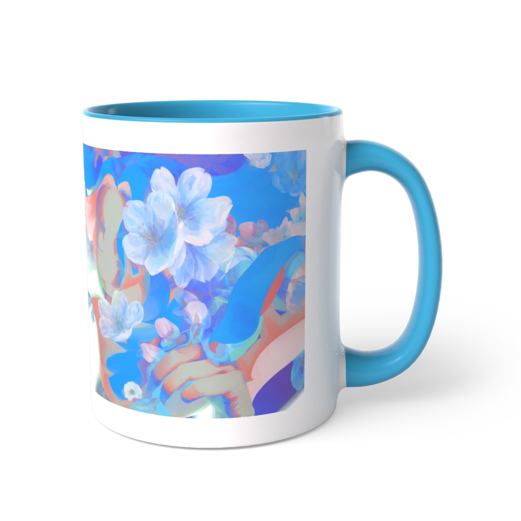 春よ舞え　ツートンカラーマグカップ