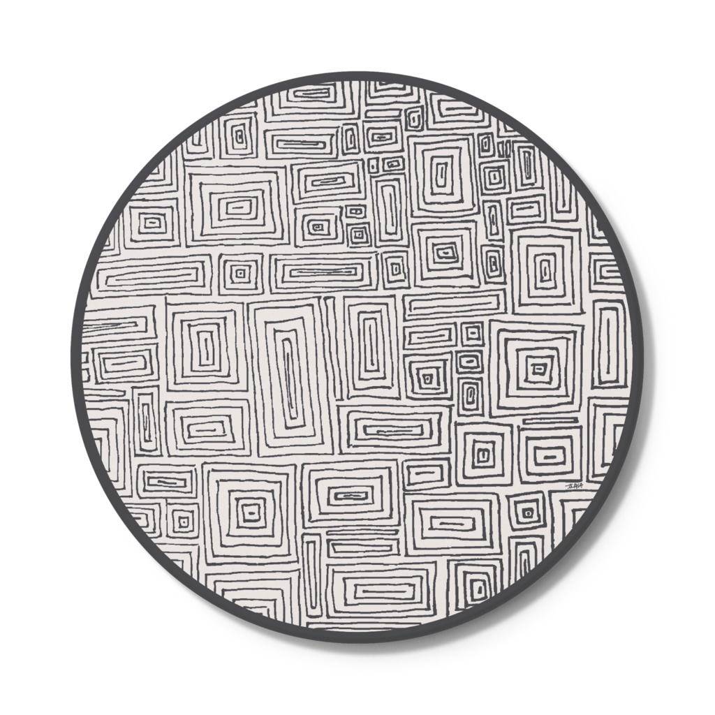 街並み、卵焼き、幾何学模様