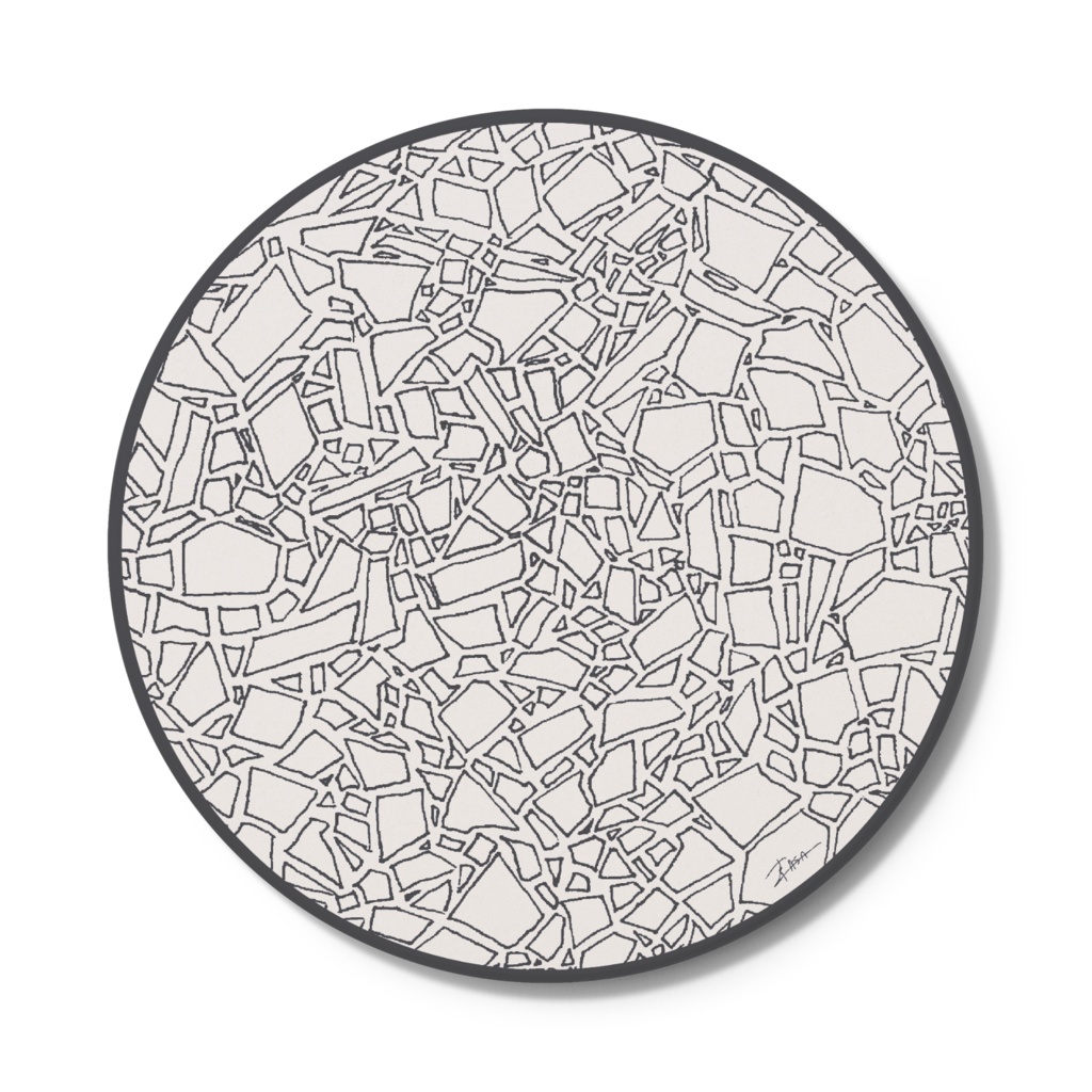 ガラス、旱魃、幾何学模様