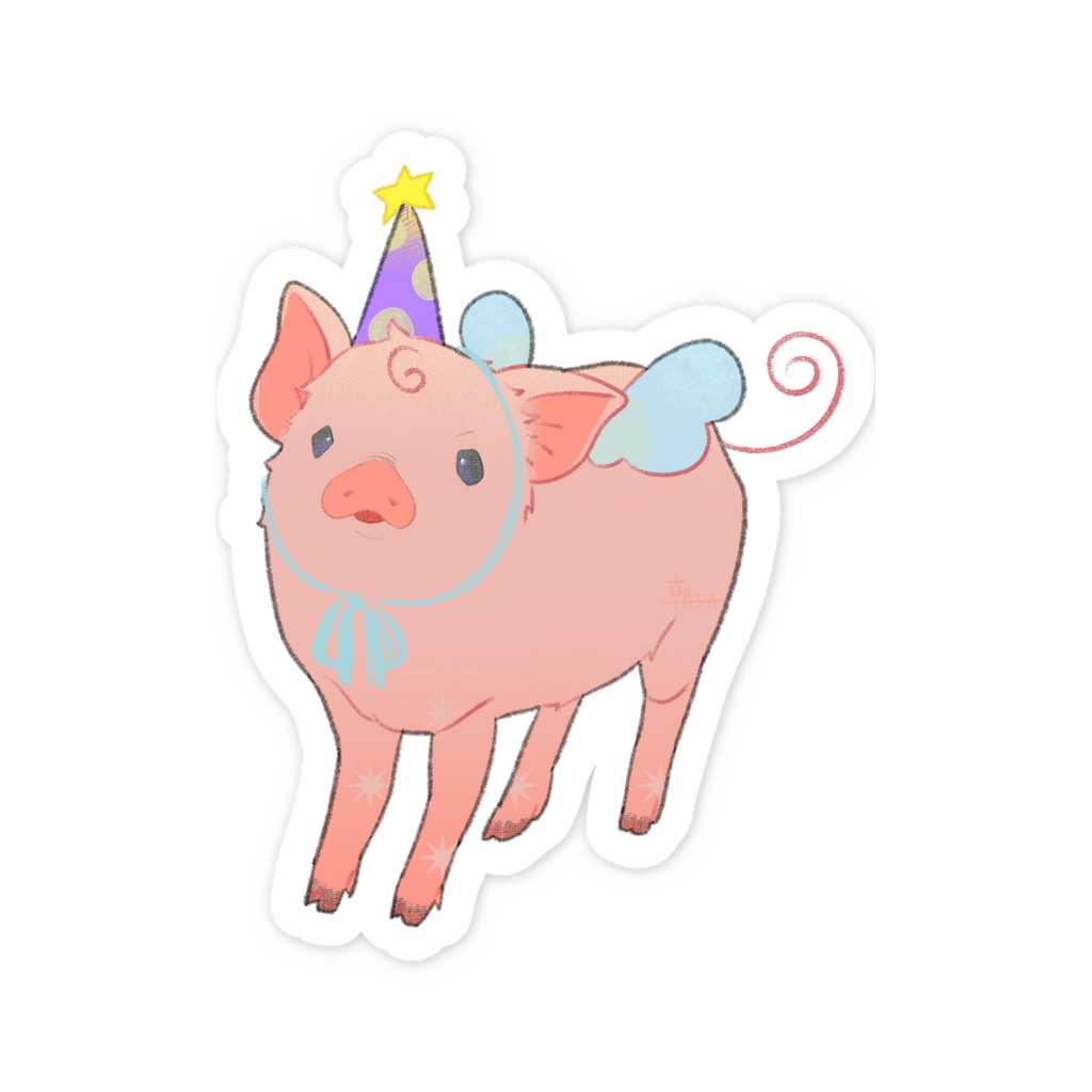 PARTYPIG Purple(ステッカー)