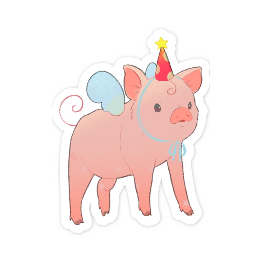 PARTYPIG Red(ステッカー)