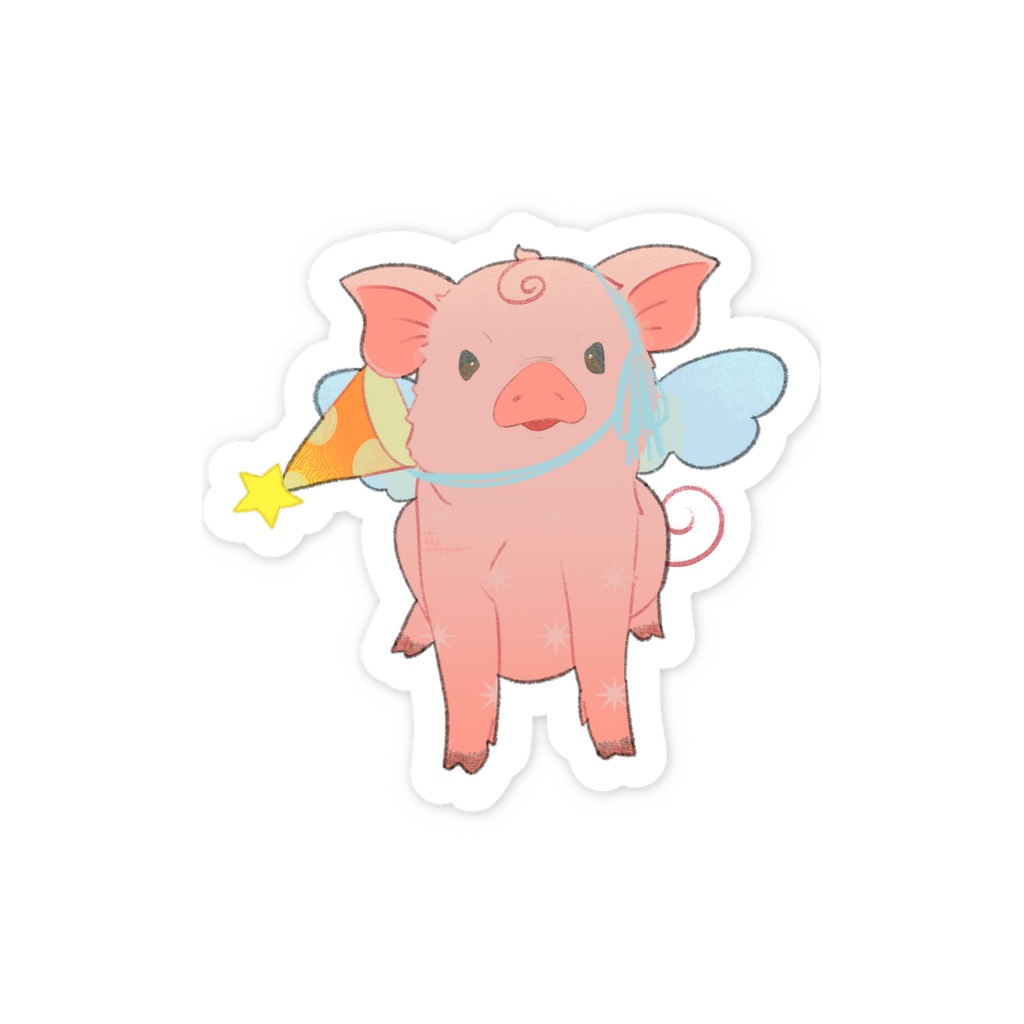 PARTYPIG Orange(ステッカー)