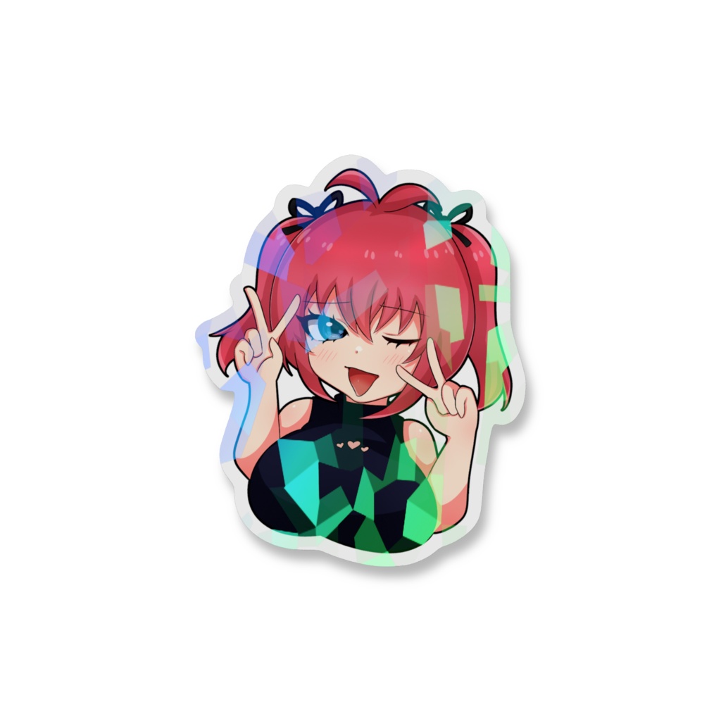 桜葉ろえホログラムスマホステッカー