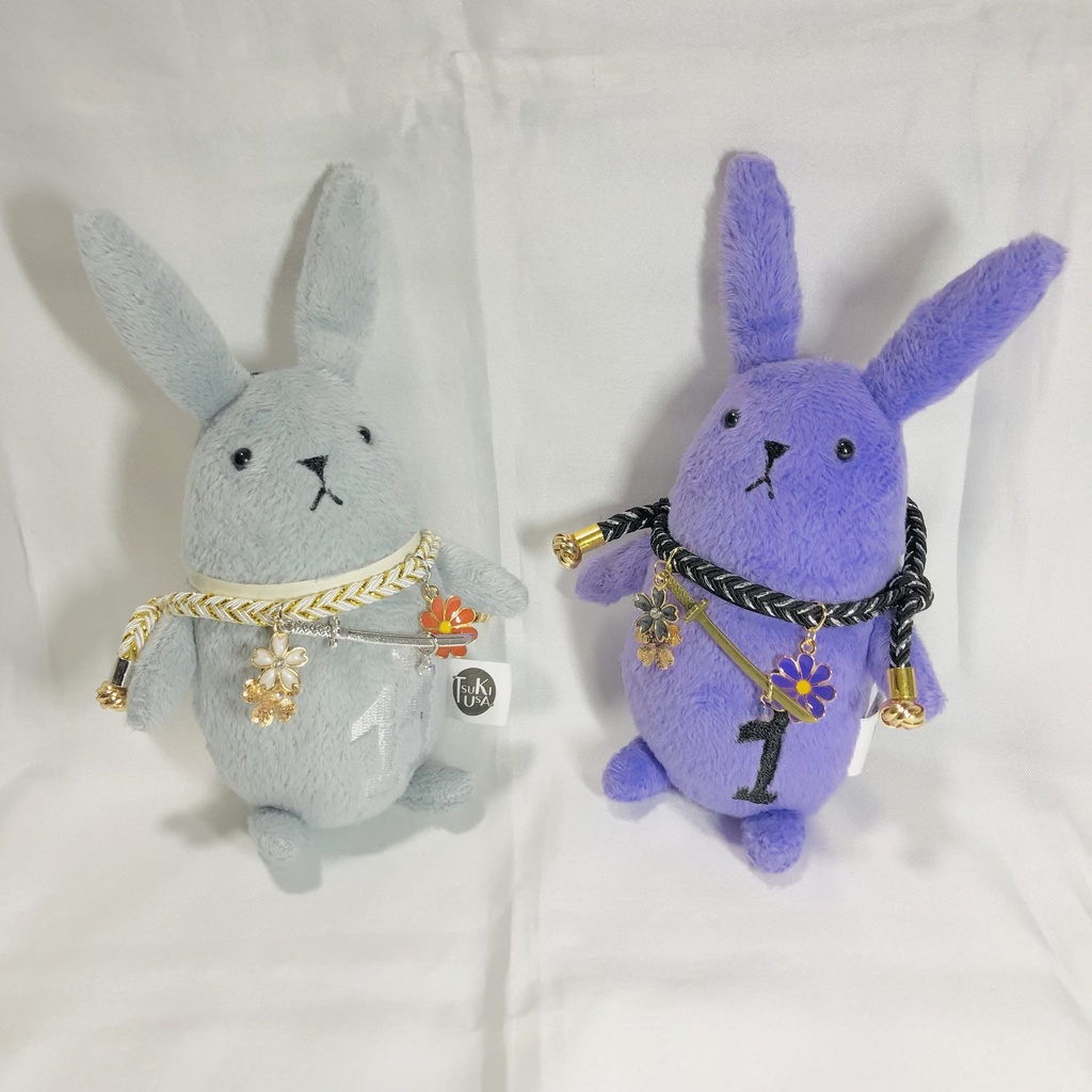 -残心-ブレスレット兼ウサチョーカー TUKI.No.6