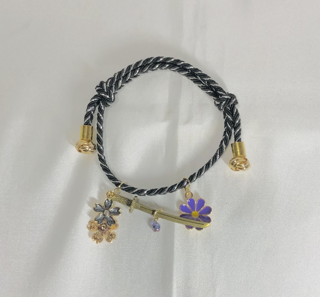 -残心-ブレスレット兼ウサチョーカー TUKI.No.6