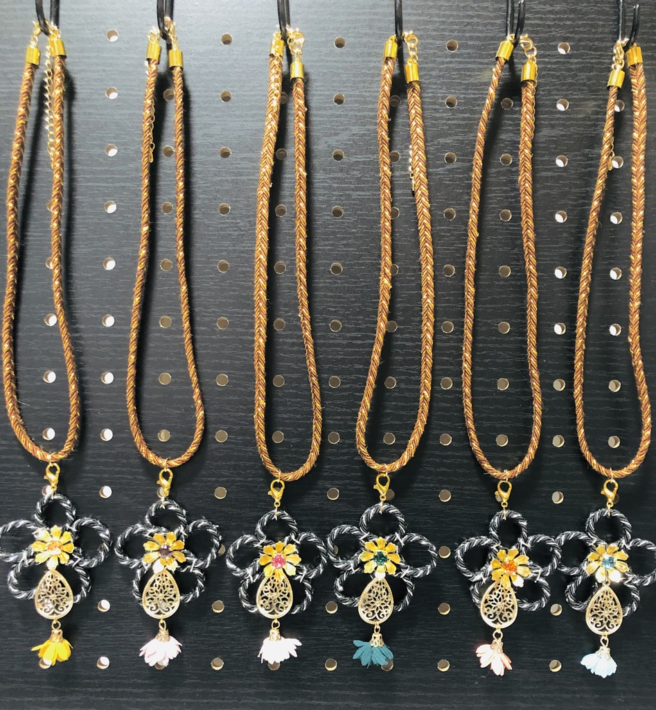 月花神楽イメージチョーカー兼ウサ耳飾り TUKI.No.7