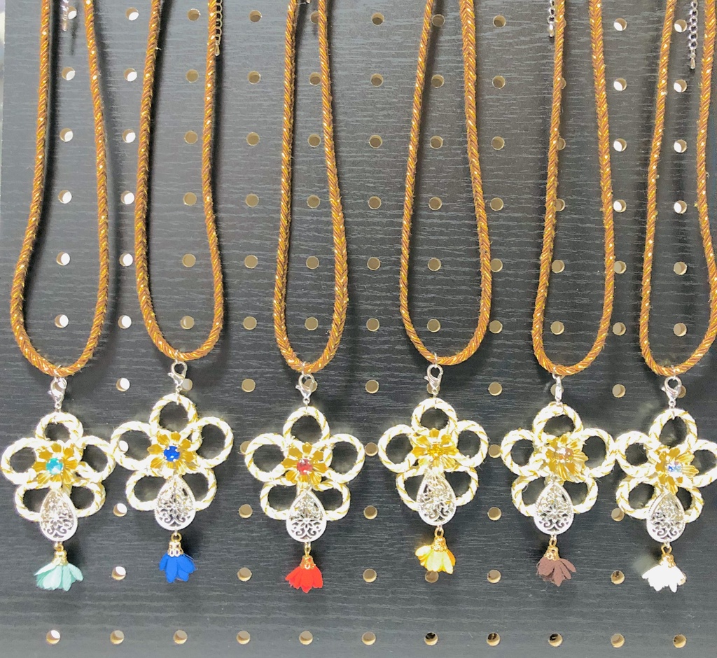 月花神楽イメージチョーカー兼ウサ耳飾り TUKI.No.7