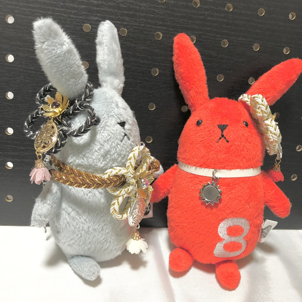 月花神楽イメージチョーカー兼ウサ耳飾り TUKI.No.7