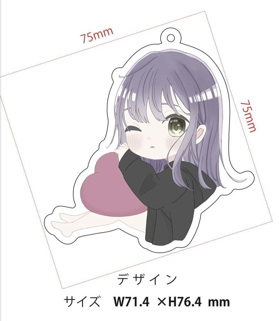 ちびキャラアクキーver0