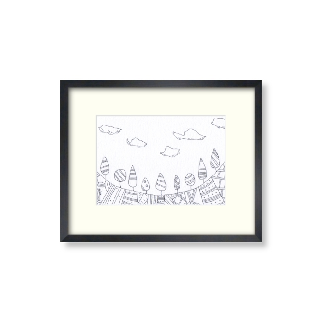 あの日の思い出に。 ペン画( 原画 )