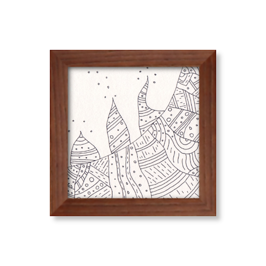 目覚めの途中 ( ペン画 )