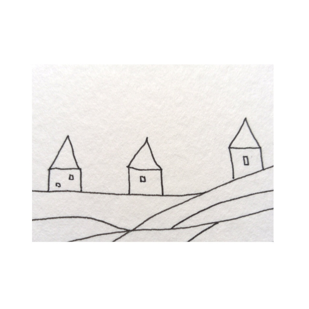 【 ペン画・原画 】信じてついて行く
