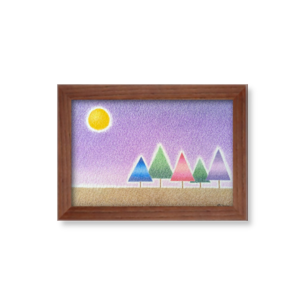 【 原画 ・ 色鉛筆画 】秘密の約束