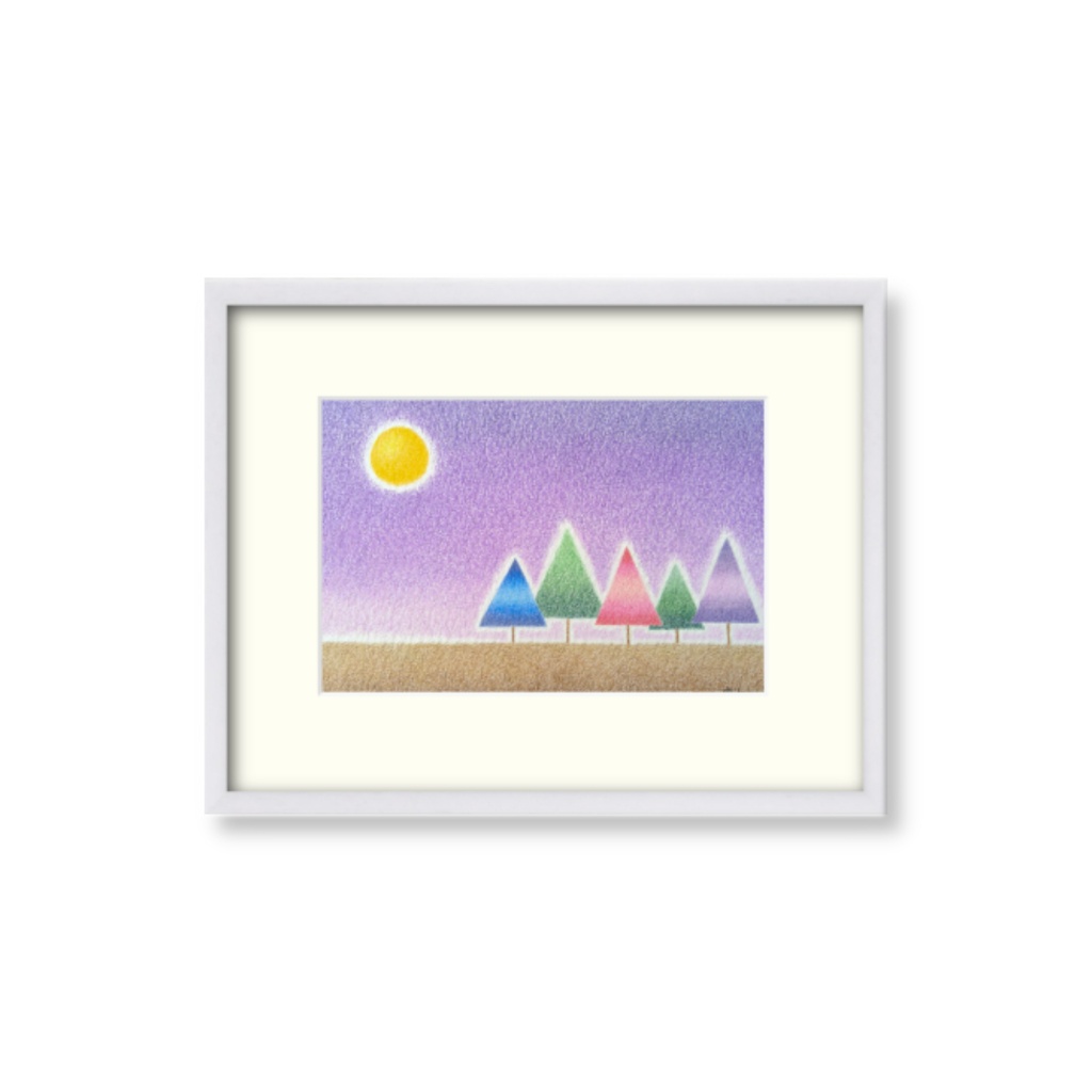 【 原画 ・ 色鉛筆画 】秘密の約束