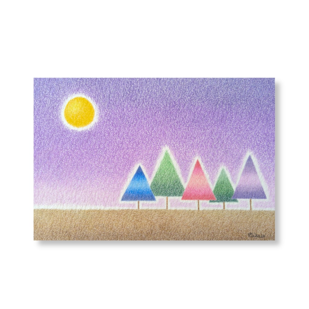 【 原画 ・ 色鉛筆画 】秘密の約束