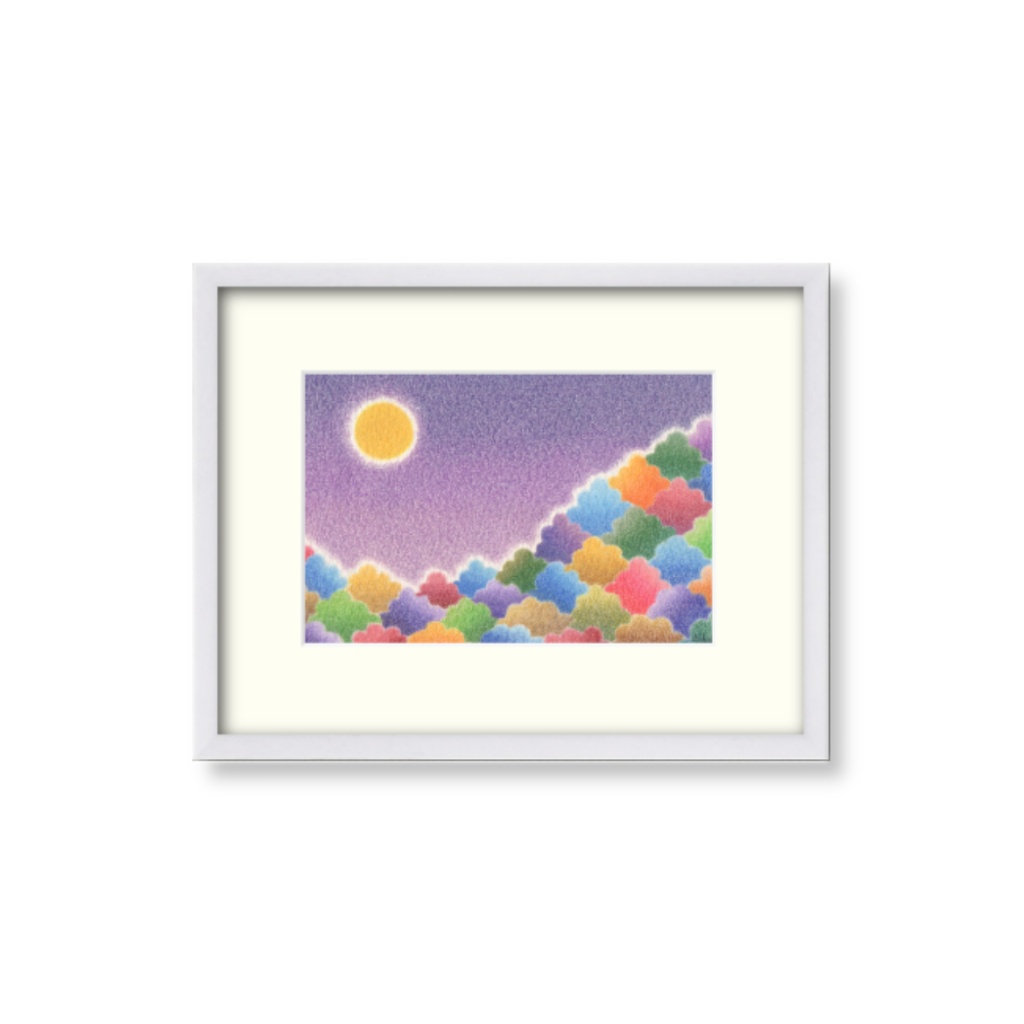 【 原画 · 色鉛筆画 】夜の楽しみ
