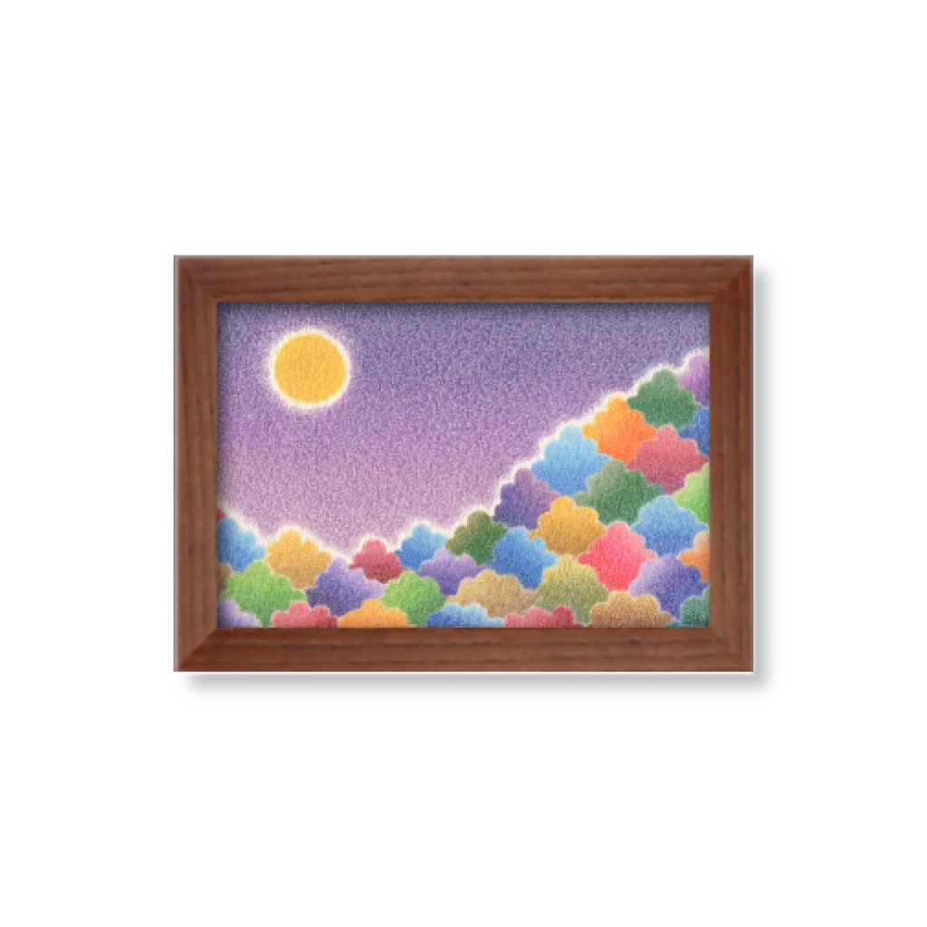 【 原画 · 色鉛筆画 】夜の楽しみ