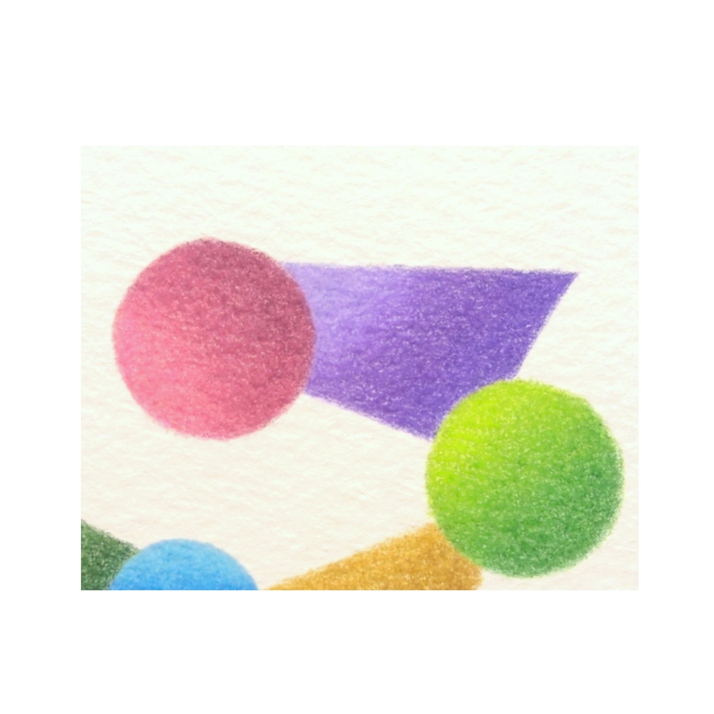 【 色鉛筆画・原画 】自由遊泳