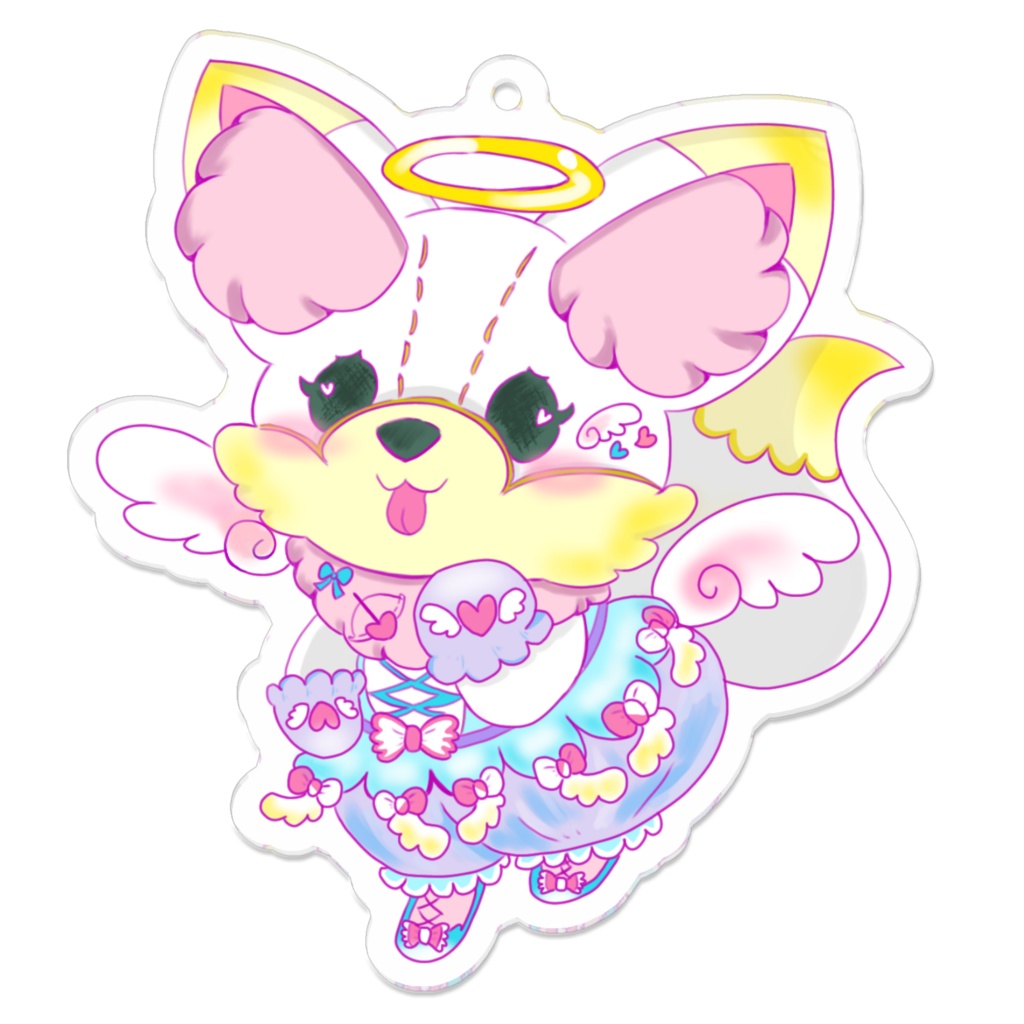 【常設】〜Angel & Devil goods〜アクリルキーホルダー/ 天使ver