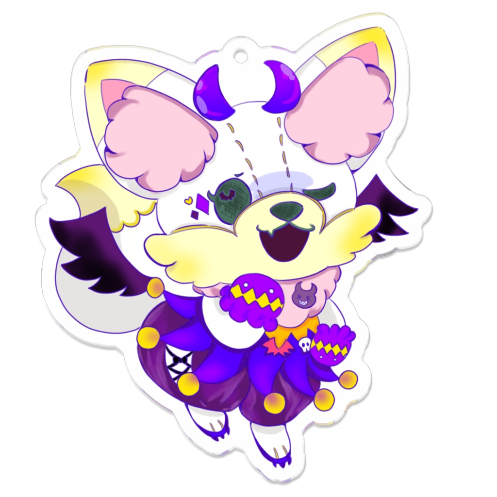 【常設】〜Angel & Devil goods〜アクリルキーホルダー/ 悪魔ver