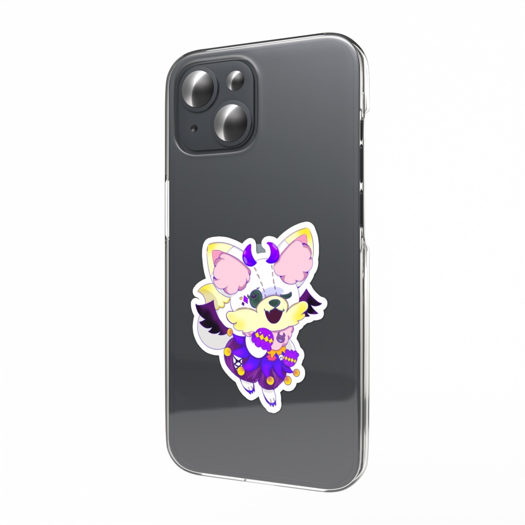 【常設】〜Angel & Devil goods〜スマホステッカー/悪魔ver