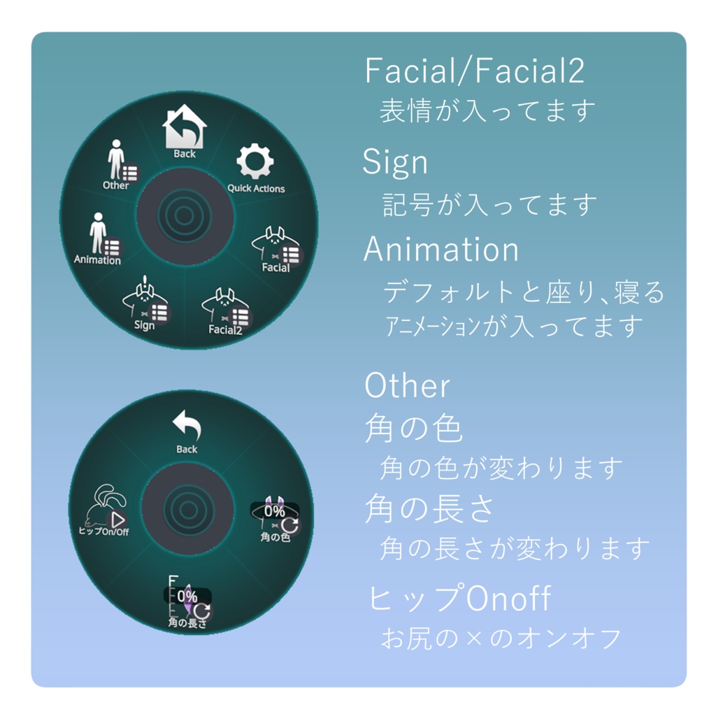 オリジナル3Dモデル『くみょ-くみょうちゃんの概念化した姿-』