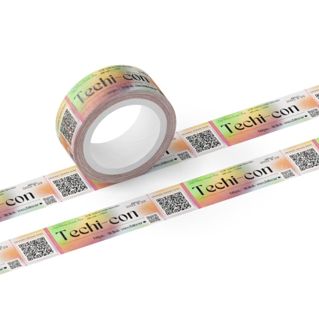 Techi-conチケット風マスキングテープ