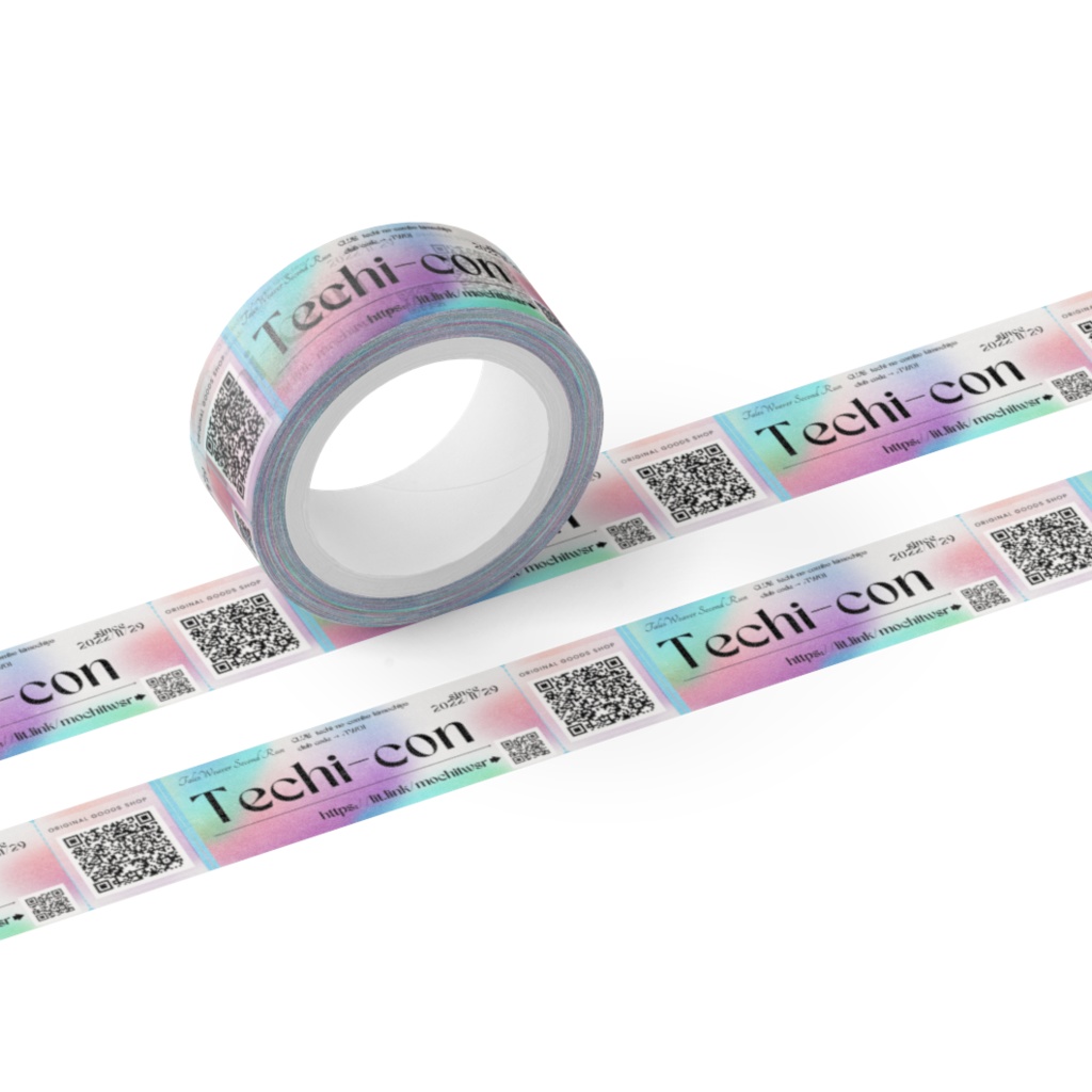 Techi-conチケット風マスキングテープ