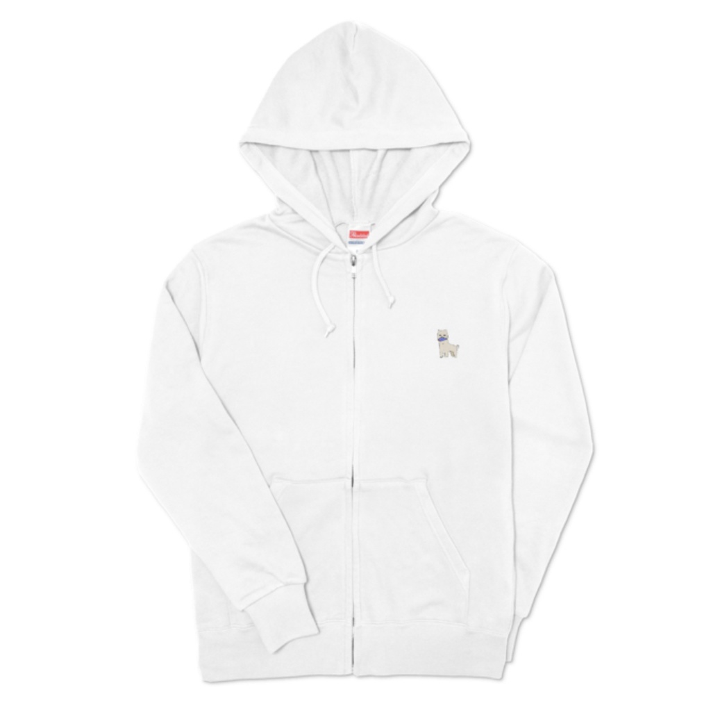 ジップぱかパーカー