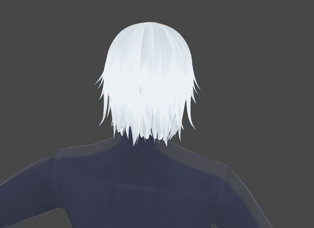 Vroid Free Hair Texture - Dark Brown