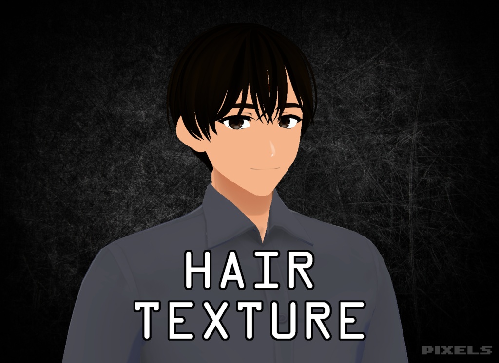 Vroid Free Male Hair Texture 