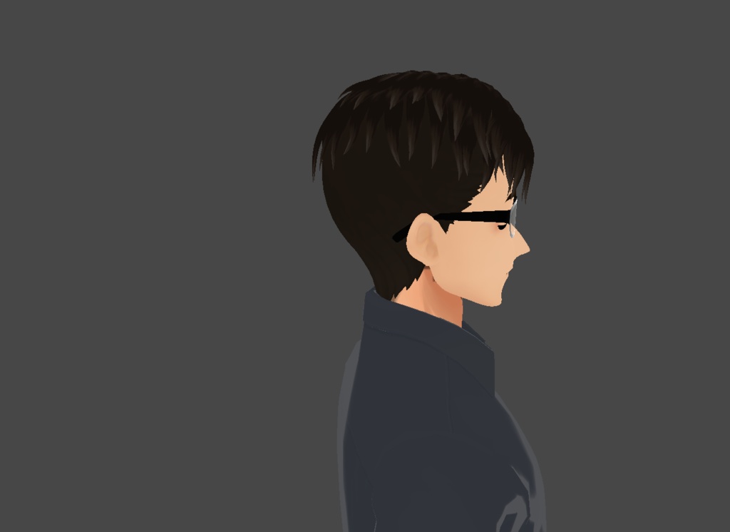 FREE VRoid Hair Preset - Middle Part