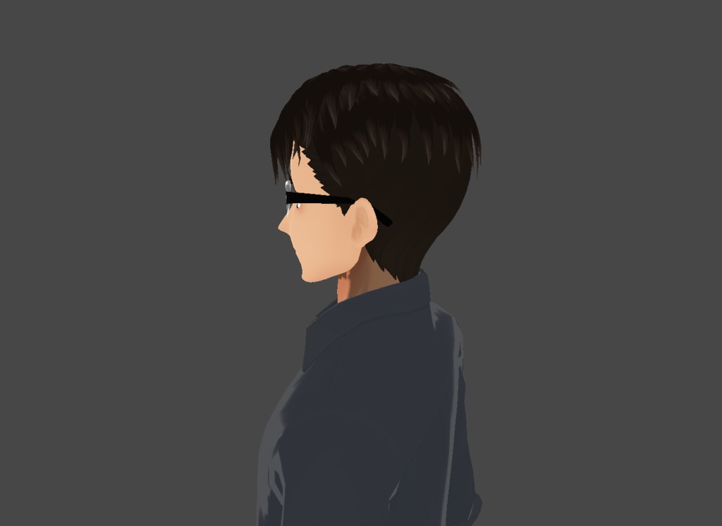 FREE VRoid Hair Preset - Middle Part