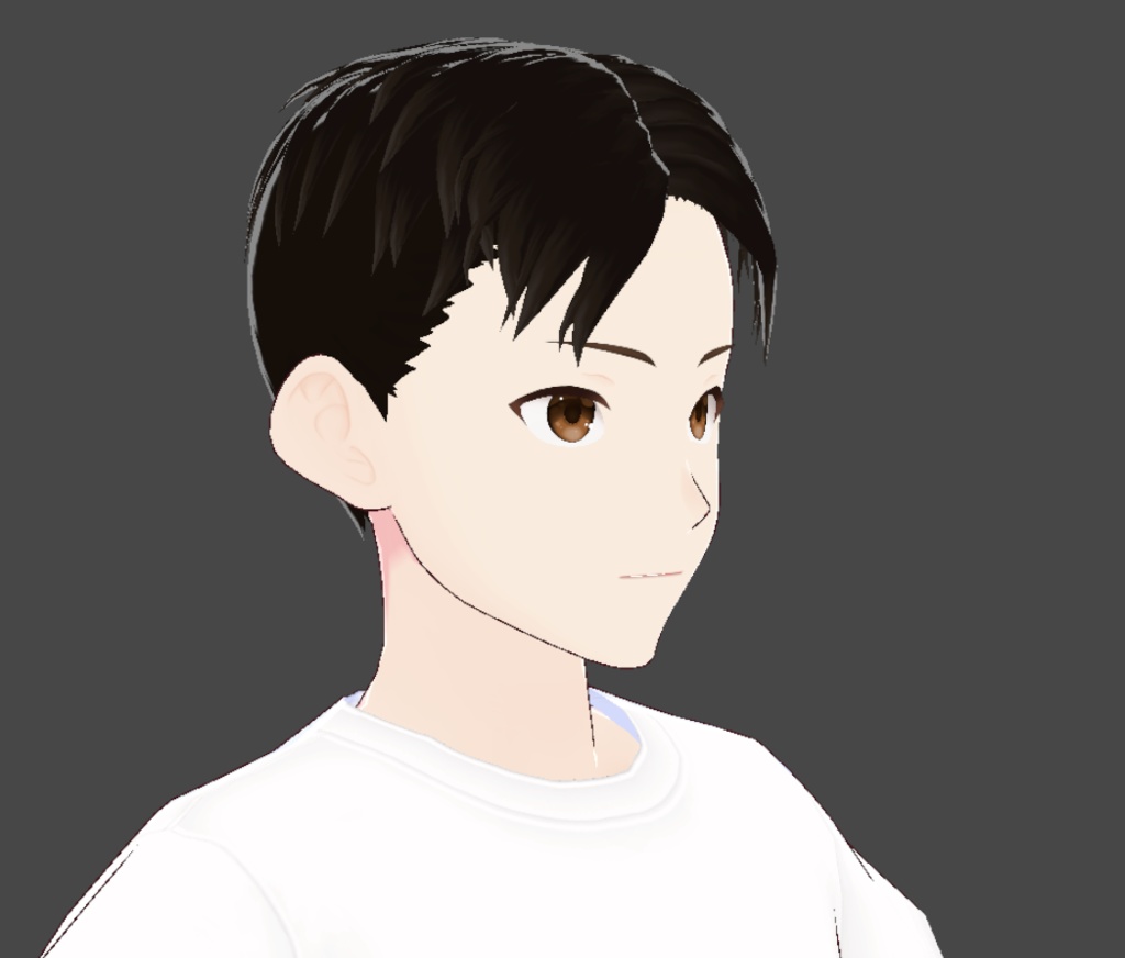 FREE VRoid Hair Preset - Middle Part