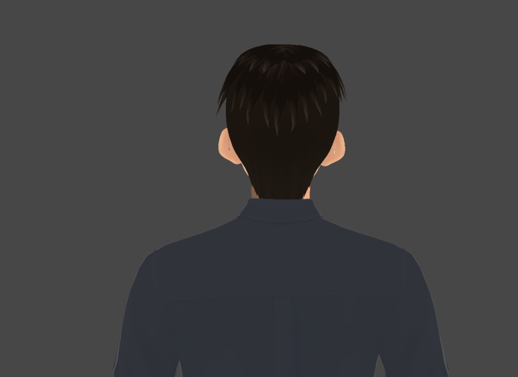 FREE VRoid Hair Preset - Middle Part