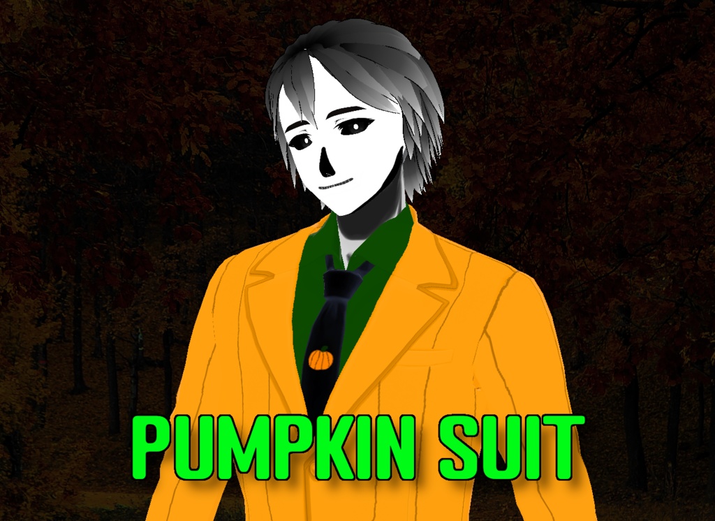 VRoid Halloween Pumpkin Suit (FREE)