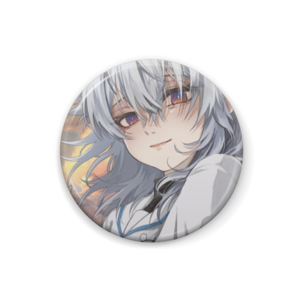 Niq 初配信イラスト 缶バッジ