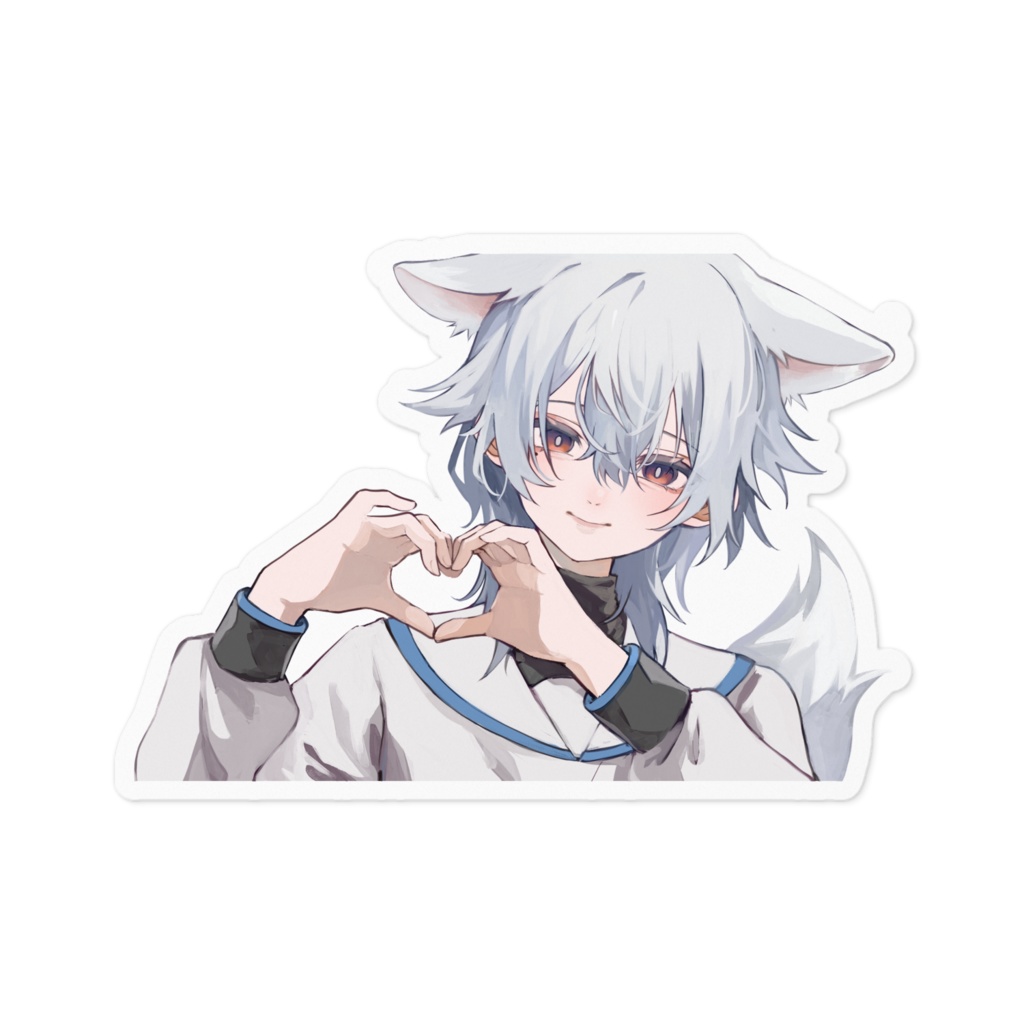 Niq 2周年記念 ケモ耳 ステッカー