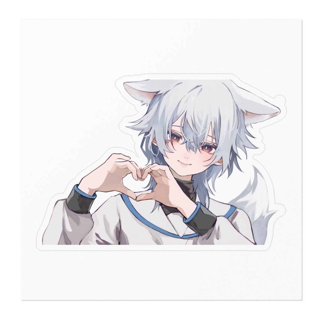 Niq 2周年記念 ケモ耳 ステッカー