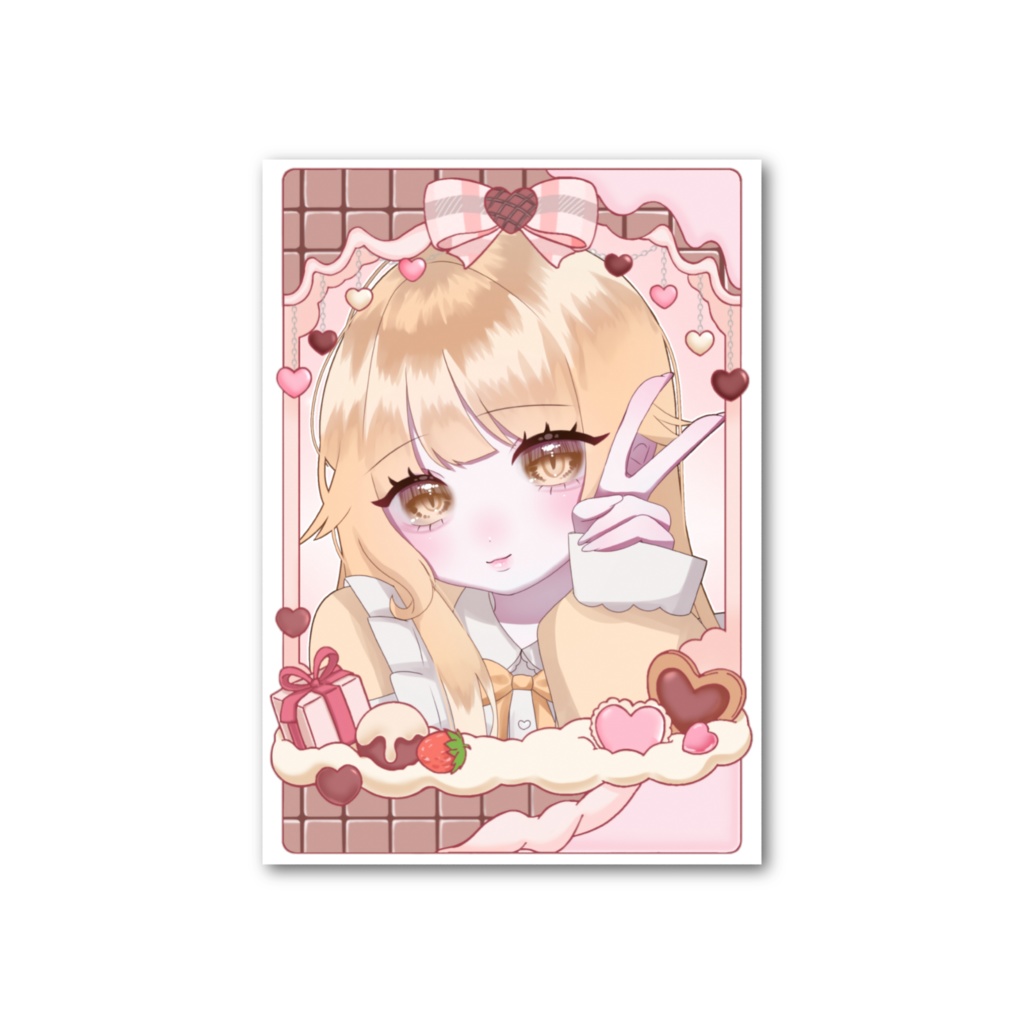 2026バレンタイン限定 ( 兎凪ハオ ver. ) フォト風カード