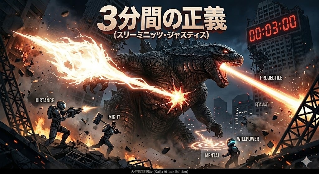 リアルタイムパズルTRPG『3分間の正義』大怪獣襲来版